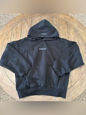 NWOT Essentials Fear of God Black Pullover Hoodie Mens XS